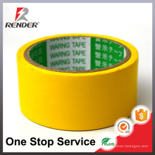Freie Probe kann kundenspezifische gedruckte gelbe Masking PVC Warnung nachweisbares Warnband, Bodenmarkierungsband sein